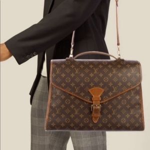 LOUIS VUITTON Unisex Monogram Beverly GM unisex Briefcase 💯AUNTHENTIC